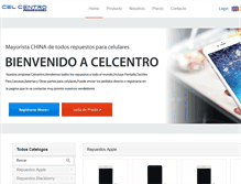 Tablet Screenshot of celcentro.com